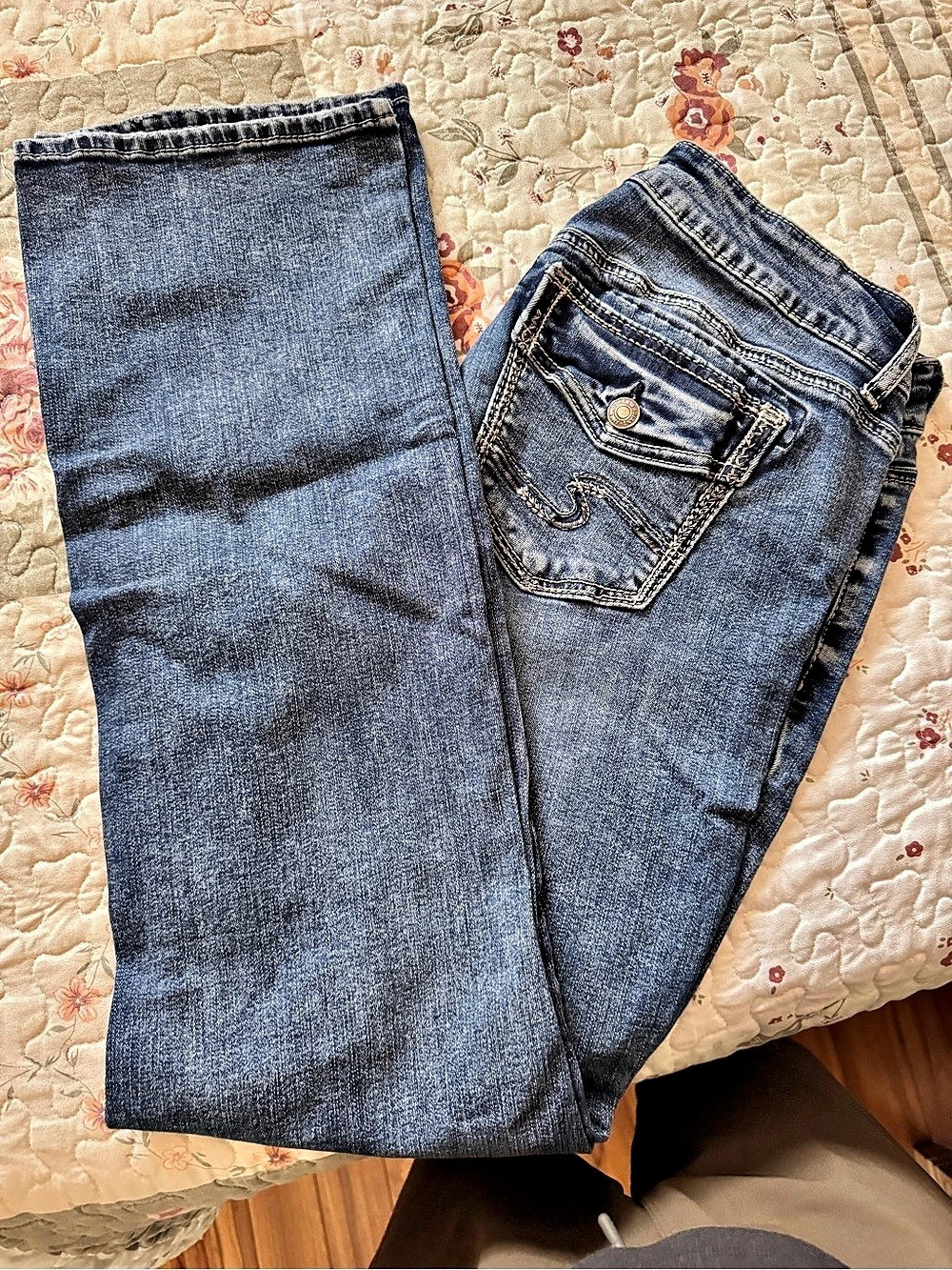 Silver Jean co Boot Cut Jeans in Blue Waist 31/L33
